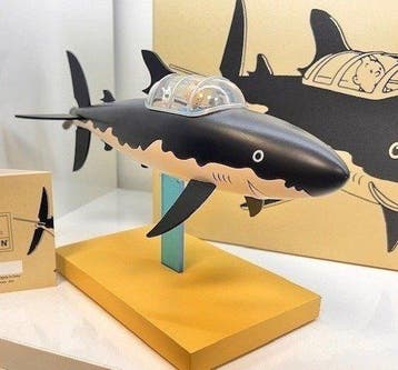 Tintin - 1 Figure - Statuette Moulinsart 46402 - Sous-marin, Nieuw