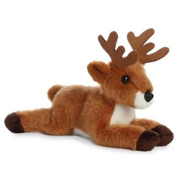 Aurora hert knuffel - bruin - 20 cm - pluche, Kinderen en Baby's, Speelgoed | Knuffels en Pluche, Verzenden, Nieuw