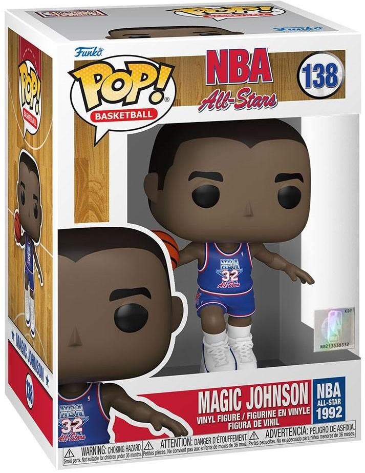 Funko Pop! - NBA Legends Magic Johnson (Blue All Star, Verzamelen, Poppetjes en Figuurtjes, Nieuw, Verzenden