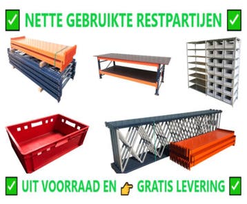 Stelling, Stellingkast, Gebruikt en direct uit voorraad., Verzenden, Zo goed als nieuw, IJzer