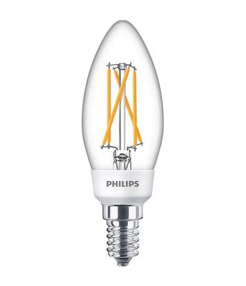 Philips SceneSwitch LED kaarslamp E14 5W-2.5W-1W | 3-Stap..., Ophalen of Verzenden, Nieuw