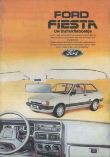 1984 Ford Fiesta Instructieboekje Handleiding Nederlands!, Verzenden