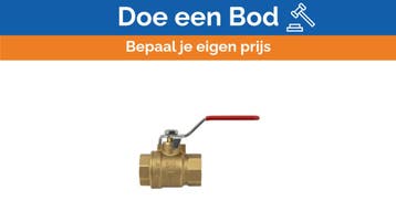 Bieden: Maestrini 3/4inch DN20 Brass Gate Valve 5140E for M, Ophalen of Verzenden, Nieuw, Kombuis en Sanitair, Zeilboot of Motorboot
