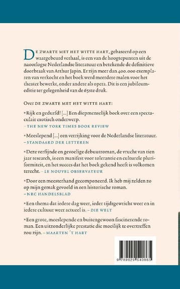 De zwarte met het witte hart 9789029540865 Arthur Japin, Verzenden, Zo goed als nieuw, Arthur Japin