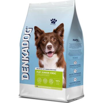 Denkadog Hondenvoer Pup/Junior Croc 2,5 kg, Verzenden, Hond