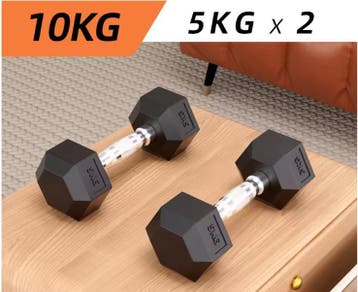 Hexagon Dumbbells Set PVC Halters voor Krachttraining, Verzenden, Nieuw