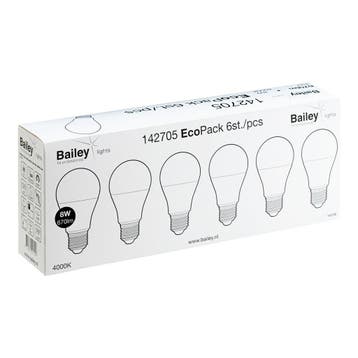 Bailey EcoPack LED-lamp - 142705 [6 stuks], Verzenden, Nieuw, Overige typen