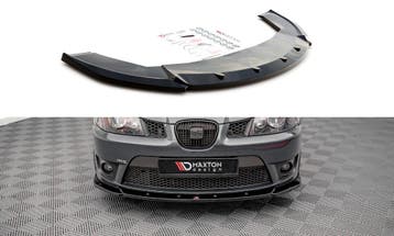 Voorspoiler V.2 Seat Ibiza Cupra MK3 Maxton Glans Zwart, Ophalen of Verzenden, Nieuw