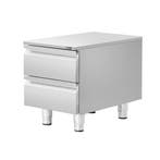 GGM Gastro | Ladenkast - RVS - met 2 laden - 400x560mm |, Verzenden, Nieuw in verpakking, Meubilair