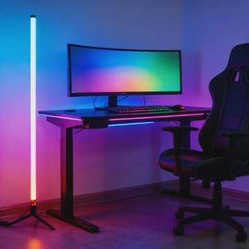120cm LED RGB Vloerlamp met Muziekreactieve Sfeerverlichting, Verzenden, Nieuw