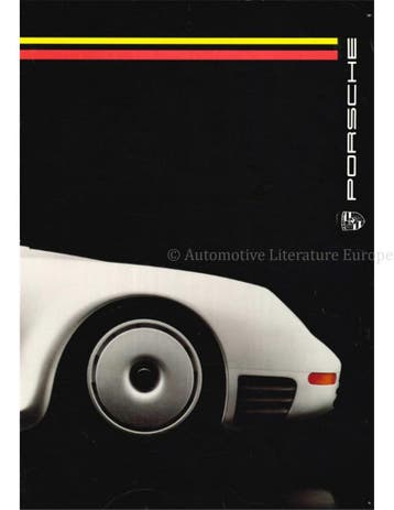 1986 PORSCHE PROGRAMMA BROCHURE ENGELS, Nieuw, Porsche, Author