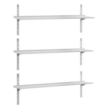 GGM Gastro | 3-laags RVS wandplank ECO - 2000x400mm |, Verzenden, Nieuw in verpakking, RVS Meubilair
