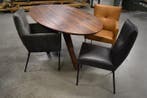 3 verschillende stoelen Pisa met en zonder arm, stof en leer, Ophalen, Modern,  industrieel, landelijk, Drie, Leer