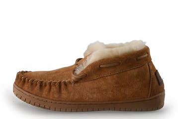 Warmbat Australia Pantoffels in maat 39 Cognac, Overige kleuren, Verzenden, Warmbat Australia, Zo goed als nieuw
