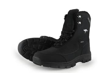 Kangaroos Veterboots in maat 43 Zwart, Kleding | Heren, Schoenen, Verzenden, Zwart, Boots, Zo goed als nieuw