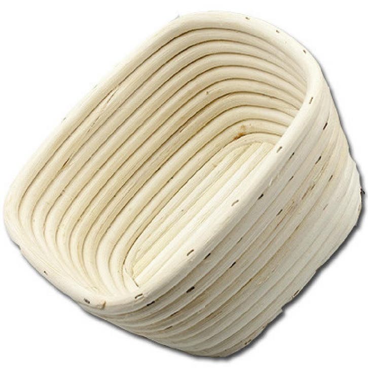 Rijsmandje Riet Vierkant 21x21cm (650 tot 800 gram deeg), Hobby en Vrije tijd, Taarten en Cupcakes maken, Nieuw, Verzenden