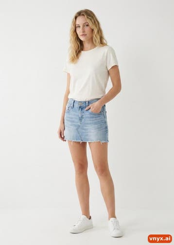 True Religion Spijkerrokken Dames maat W30 Blauw Vintage, Ophalen of Verzenden, Nieuw