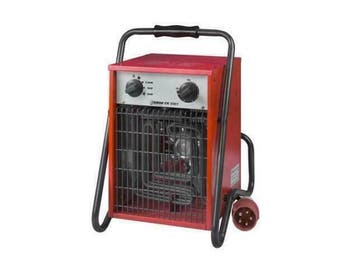 Aktie€124 Elektrischekachel 9kw heater verwarming bouwheater, 30 tot 80 cm, Minder dan 60 cm, Minder dan 200 watt, Kachel