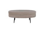 Ottoman - Poura - Beige - Teddy - Jörn, Huis en Inrichting, Banken | Voetenbanken en Poefen, Verzenden, Nieuw