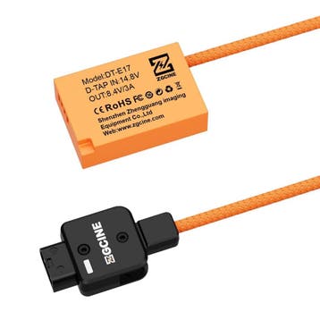 ZGCINE D-Tap To LP-E17 Dummy Battery Cable, Ophalen of Verzenden, Nieuw