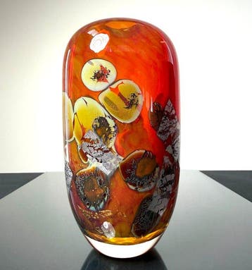 Maxence Parot - Vaas - Vaas met unieke kleuren: Zilver en