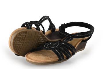 Bridge Footwear Sandalen in maat 39 Zwart, Bridge Footwear, Verzenden, Zwart, Sandalen of Muiltjes