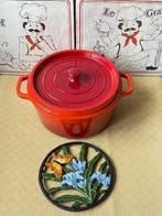 Staub - Braadpan (2) - Gepolijste emaillen, Antiek en Kunst