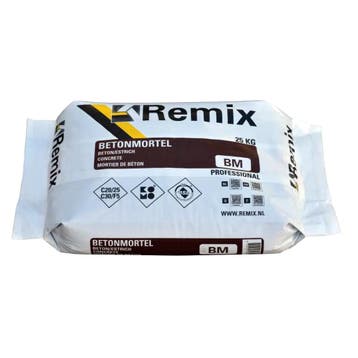 Remix Betonmortel BM 25kg, Doe-het-zelf en Verbouw, Verzenden, Nieuw