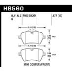 Hawk 05-06 JCW R53 Cooper S & 07+ R56 Cooper S HP+ Street, Ophalen of Verzenden, Nieuw