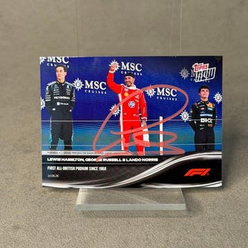 Ferrari - Topps Now - (039) Lewis Hamilton And the british, Nieuw