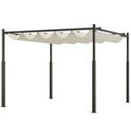 Pergola Ca. 3x3m Tuin Paviljoen, Terrasoverkapping Van Metaa, Verzenden