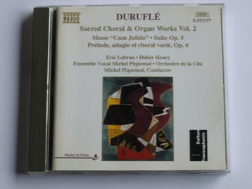 Durufle - Sacred Choral & Organ Works vol. 2 / Lebrun, Pique, Ophalen of Verzenden, Zo goed als nieuw