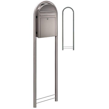 Bobi Classic S (slim) brievenbus en Round statief - RVS, Verzenden, Nieuw