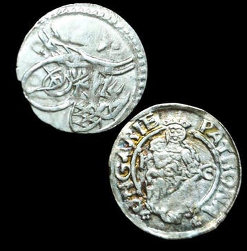 Wereld. Clash of Empires: 16th Century Madonna Silver Denier