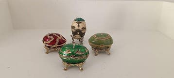 Fabergé ei - Fabergé - Legering, Metaal - Sieradendoos met