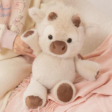 Schattige Highland Koe Pluche Knuffel - Zacht & Knuffelbaar