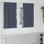 vidaXL Zwart-out Gordijnen met Ringen 2 pcs Antraciet 140 x, Verzenden, Nieuw