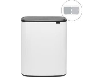 Veiling - Brabantia Bo Touch Bin Prullenbak - 2 x 30 liter, Huis en Inrichting, Woonaccessoires | Prullenbakken, Nieuw