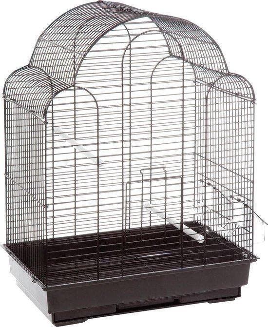 vogelkooi - Parkietenkooi - kooi - Bali Zwart, Dieren en Toebehoren, Vogels | Hokken en Kooien, Nieuw, Metaal, Verzenden