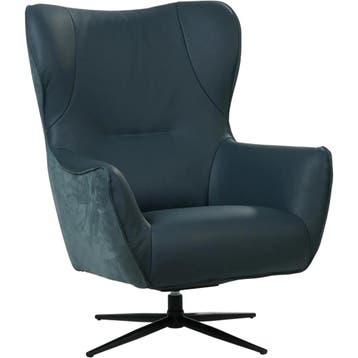 Leren DUO fauteuil, Ophalen of Verzenden, Nieuw, Leer