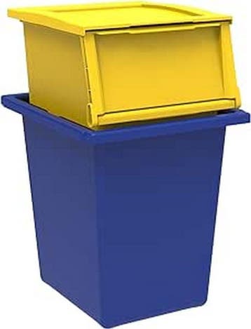 Prullenbak set 2 stuks | Italiaans design | Laatste Stuk!, Huis en Inrichting, Ophalen of Verzenden, Zo goed als nieuw