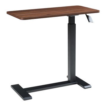 Bijzettafel Klirg in hoogte verstelbaar 68x36x66-92 cm zwart, Huis en Inrichting, Verzenden, Nieuw