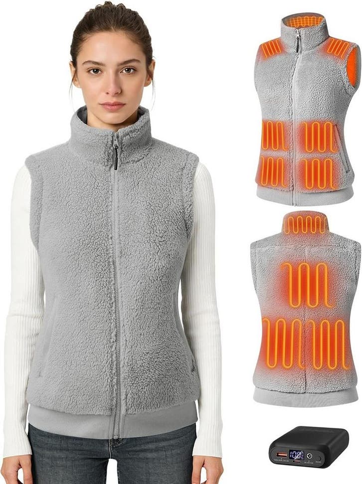 Vest Dames Accu | 7.4V | 42% Korting NU, Kleding | Dames, Bodywarmers, Blauw, Maat 34 (XS) of kleiner, Nieuw, Ophalen of Verzenden