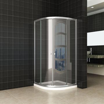 ACTIE Wiesbaden Douchecabine | Kwartrond 80x80x190cm | 5mm, Doe-het-zelf en Verbouw, Sanitair, Ophalen of Verzenden, Nieuw, Douche