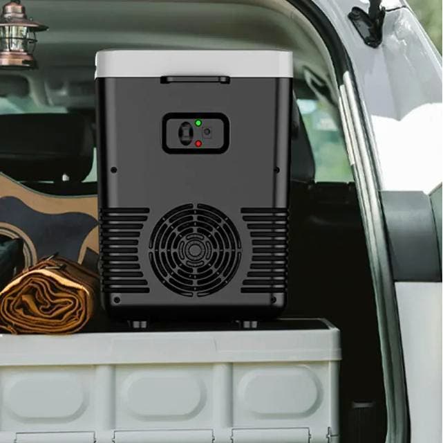 Mini Koelkast 10L Koelbox en Verwarmer 12/220V Auto Camping, Witgoed en Apparatuur, Koelkasten en IJskasten, Nieuw, Verzenden