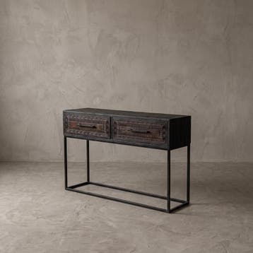 Sidetable Intan teakhout 160 cm | World of Brosi, Huis en Inrichting, Ophalen of Verzenden, Nieuw