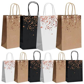 Fako Bijoux - 24 Papieren Uitdeeltasjes Rose Gold Print Mix, Verzenden, Nieuw