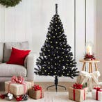vidaXL Kunstmatig Voorverlicht Kerstboom met 150 LED Zwart, Diversen, Kerst, Verzenden, Nieuw