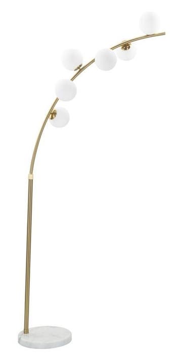 VLOERLAMP GLAMY ARC 6 LUCI CM 130X45X220-246, Ophalen of Verzenden, Nieuw