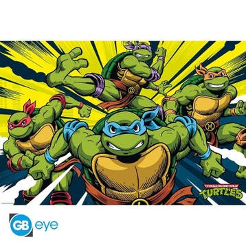 Teenage Mutant Ninja Turtles in Action Poster 91.5 x 61 cm, Ophalen of Verzenden, Nieuw